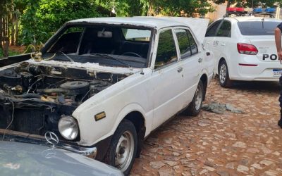 Recuperan auto robado y detienen a sospechosos en Lambaré