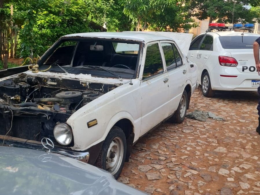 Recuperan auto robado y detienen a sospechosos en Lambaré