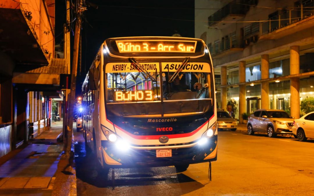 Red Búho opera con normalidad durante paro de transporte
