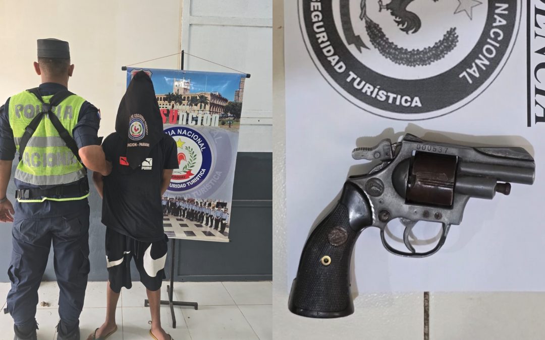 Cae adolescente con arma de fuego en la Costanera de Asunción