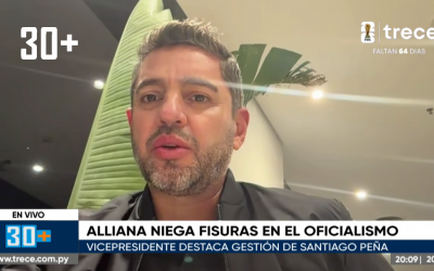 Pedro Alliana niega fisura en el oficialismo: “No hay ningún tipo de quiebre”