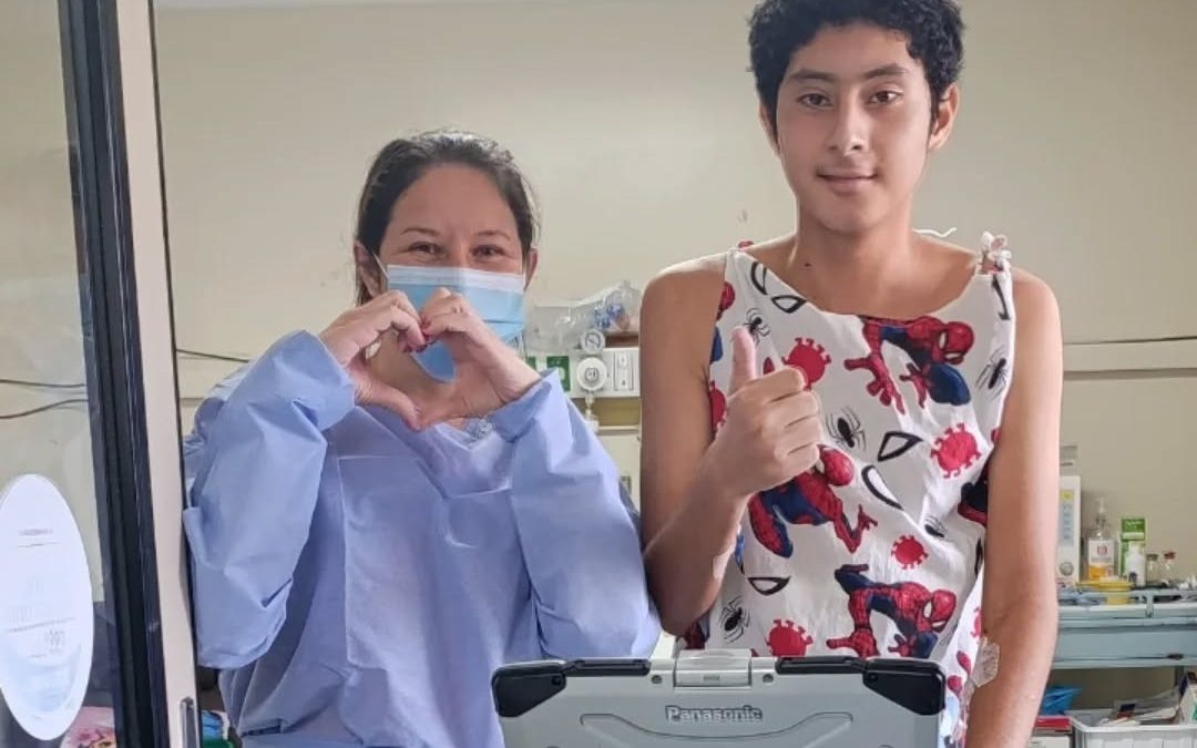 Esteban, el joven de 15 años, recibe un nuevo corazón