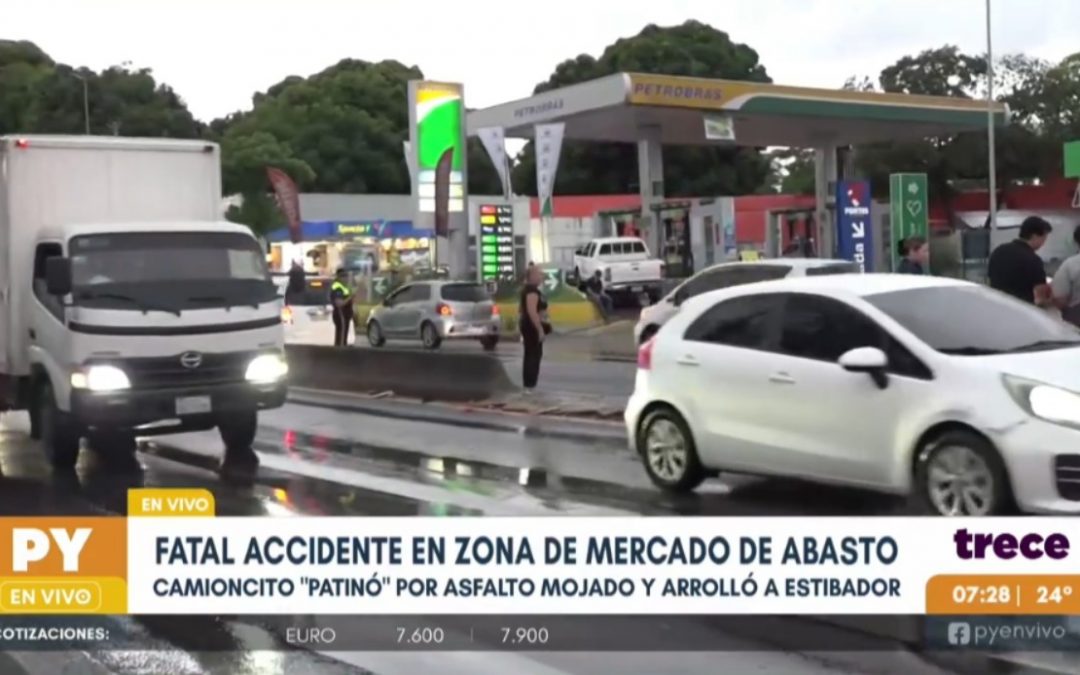Hombre muere atropellado frente al Mercado de Abasto