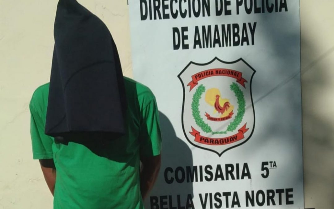 Bella Vista Norte: joven fue grabado intentando prender fuego a su madre