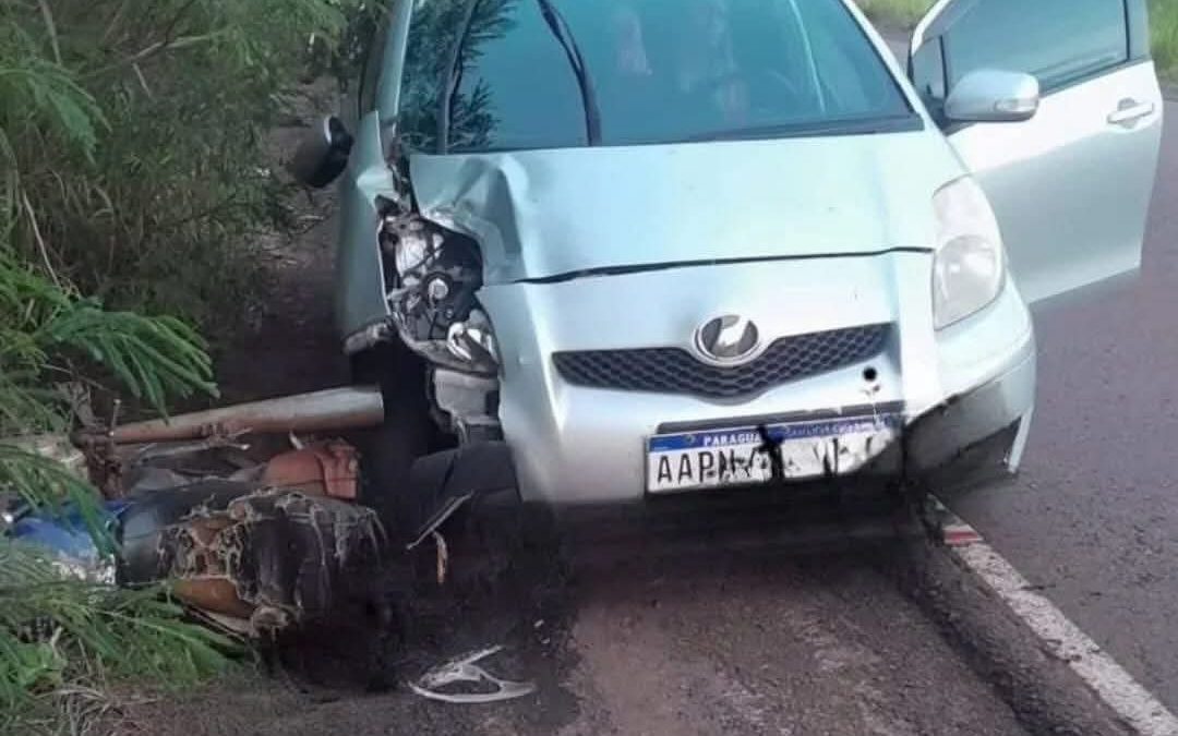 Terrible accidente en Amambay: bebé lactante falleció en accidente de tránsito