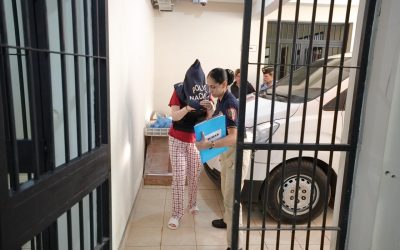 Dalia López ya guarda reclusión en el penal de Emboscada