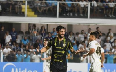 Recoleta trae un punto de oro de Brasil: igualó ante Santos de Neymar