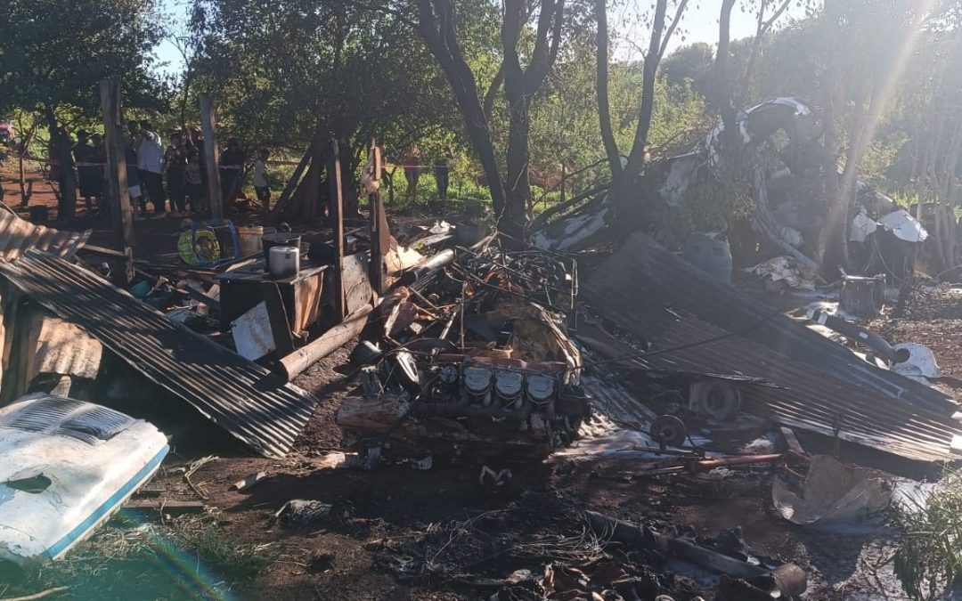 Accidente aéreo en Minga Guazú deja un fallecido y tres heridos