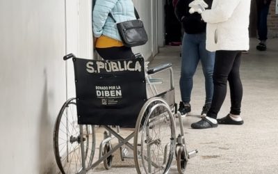 Roban silla de ruedas de paciente con ACV internado en Concepción