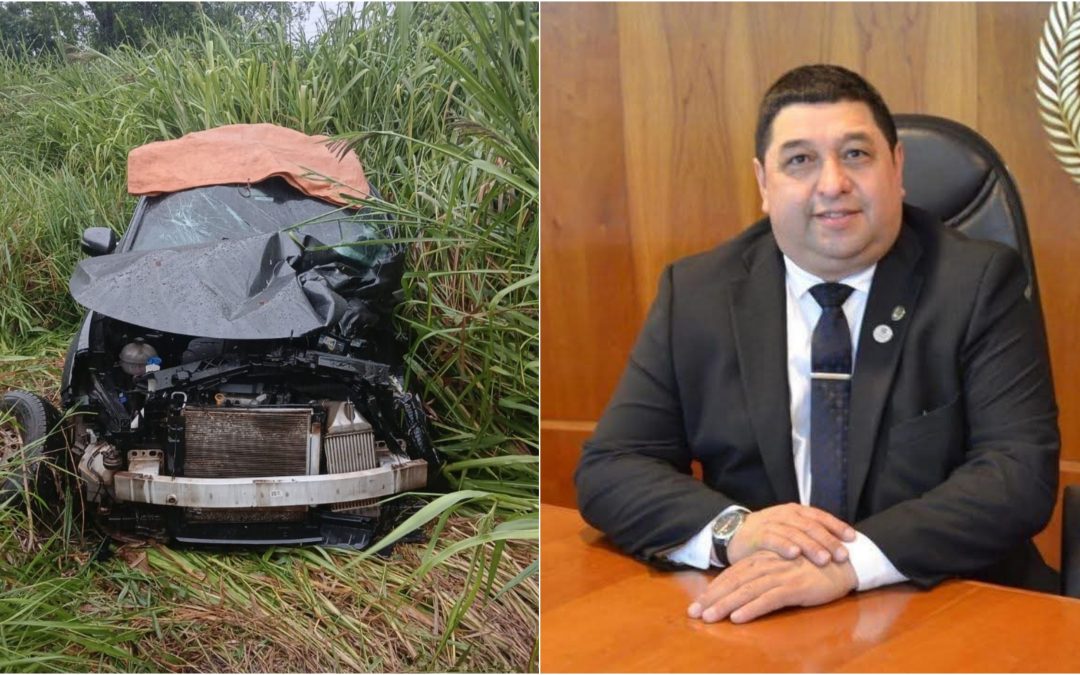 Muere agente fiscal en violento choque en Caaguazú