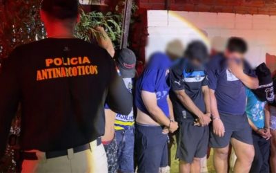 Detienen a ocho presuntos microtraficantes en Luque
