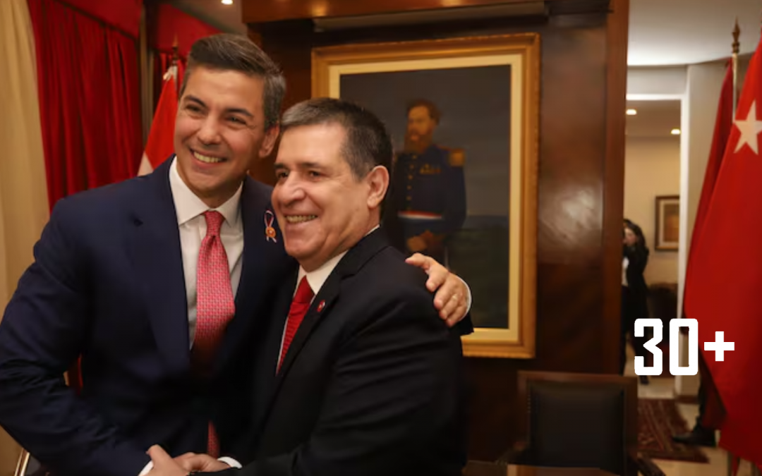 Santiago Peña ratificó respaldo a Horacio Cartes como presidente de la ANR