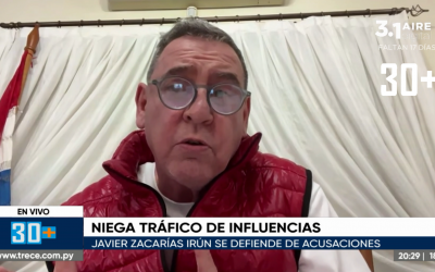 Javier Zacarías se defiende de las acusaciones: “No hubo ninguna contratación en Itaipú”