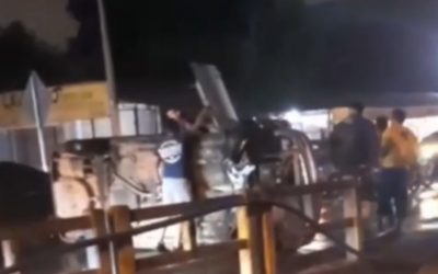 Profundo cráter sobre puente causa varios accidentes en Luque