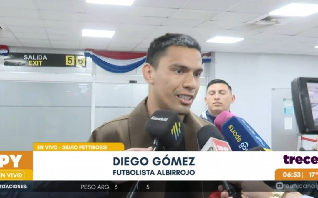 Diego Gómez: “Trato de no pensar en la lista final para el Mundial”
