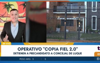 Precandidato a concejal fue detenido en Luque