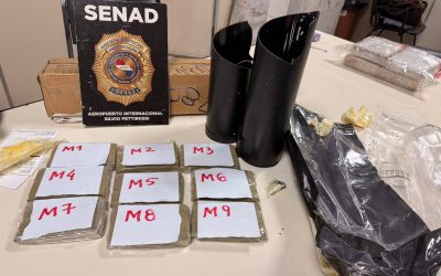 Frustran ingreso de marihuana oculta en tóners para impresoras