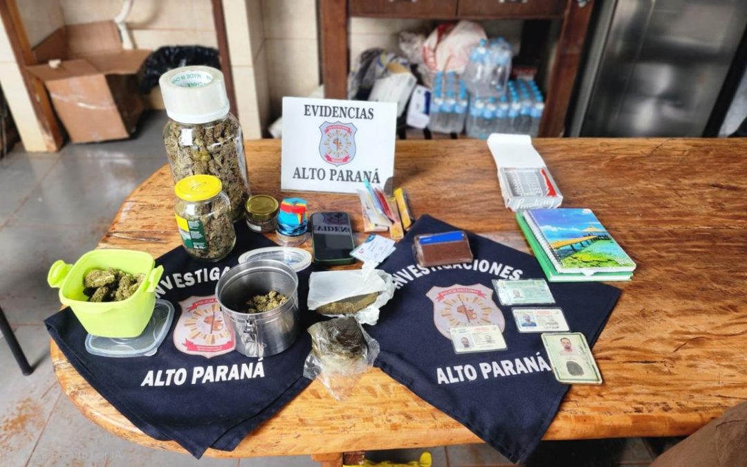 Brasileño tenía en su poder un kilo de marihuana y fue directo a prisión