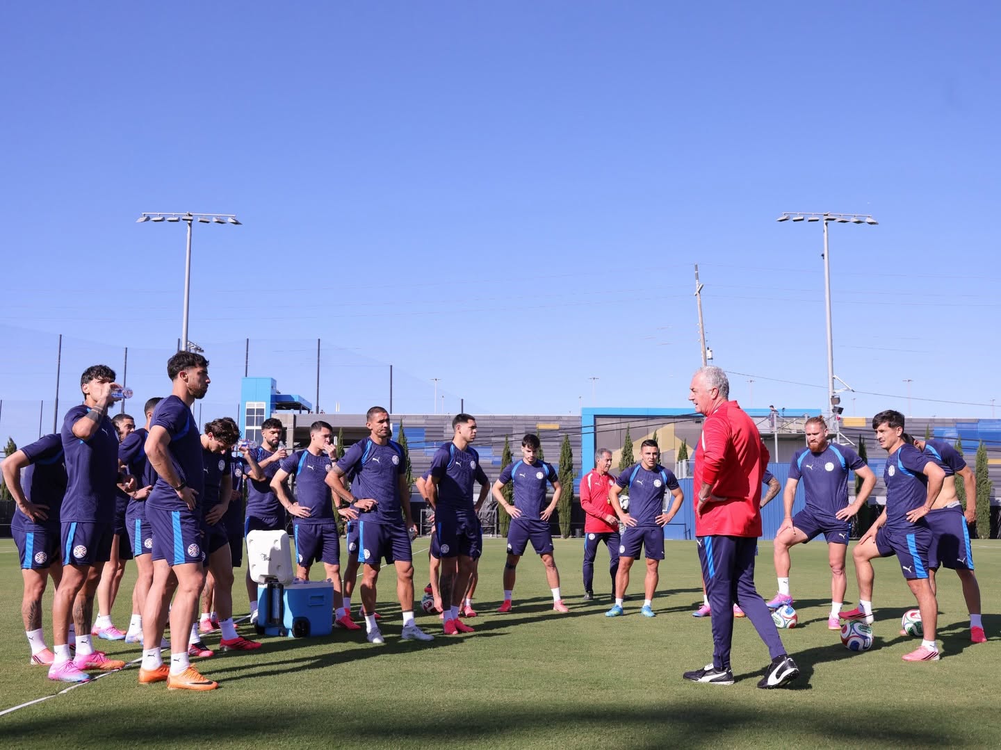 La Albirroja tuvo su primer entrenamiento en Estados Unidos