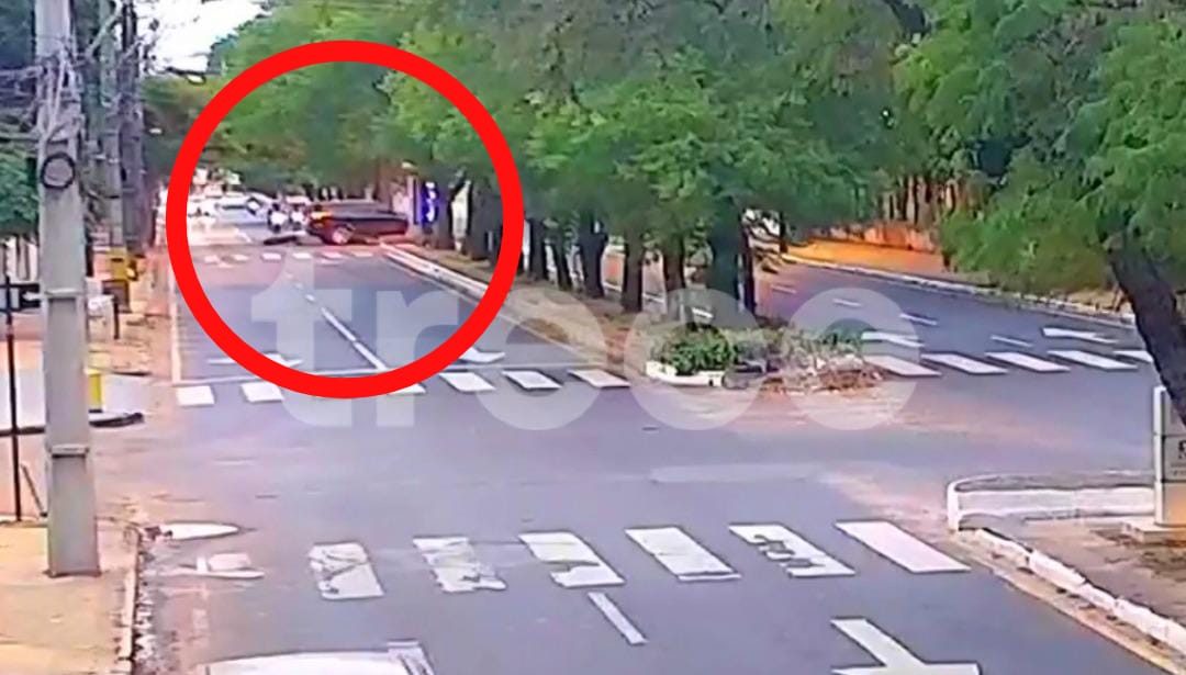 Caso Mauri Espínola: revelan imágenes del arrollamiento a motociclista