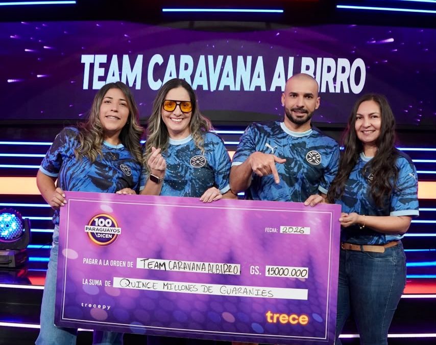 100 Paraguayos Dicen, versión Albirrojos: Team Caravana se llevó G. 15 millones