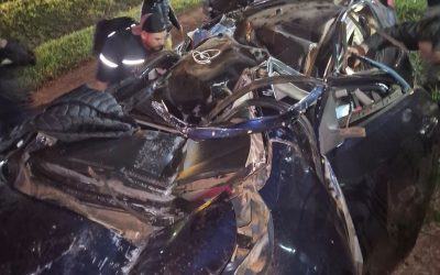 Violento vuelco de vehículo se cobra la vida de un sexagenario en Minga Guazú