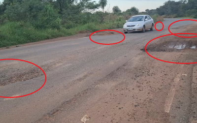 Pobladores piden urgente reparación de la ruta de San Pedro de Ycuamandyyú